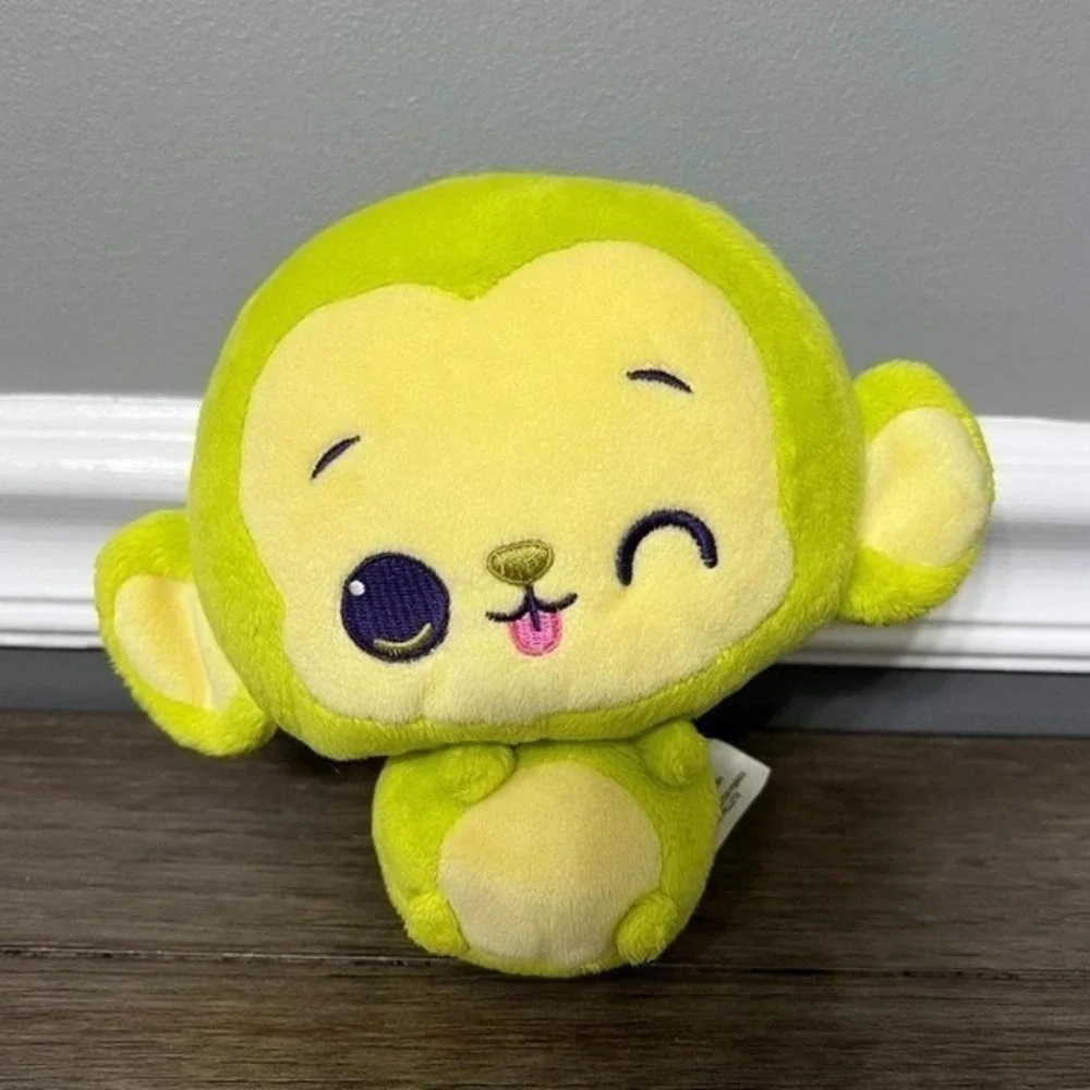 Gund Drops Joey Bananas Monkey Plush Green Yellow Wink Tongue Stuffed Animal Toy